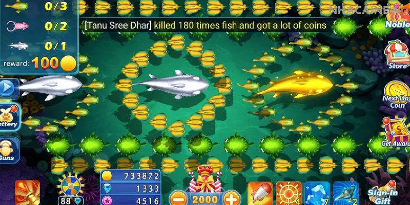 Thông tin cơ bản về game Oneshoot Fishing 